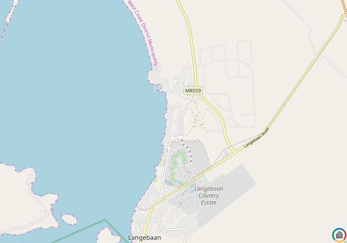 Map location of Calypso Beach